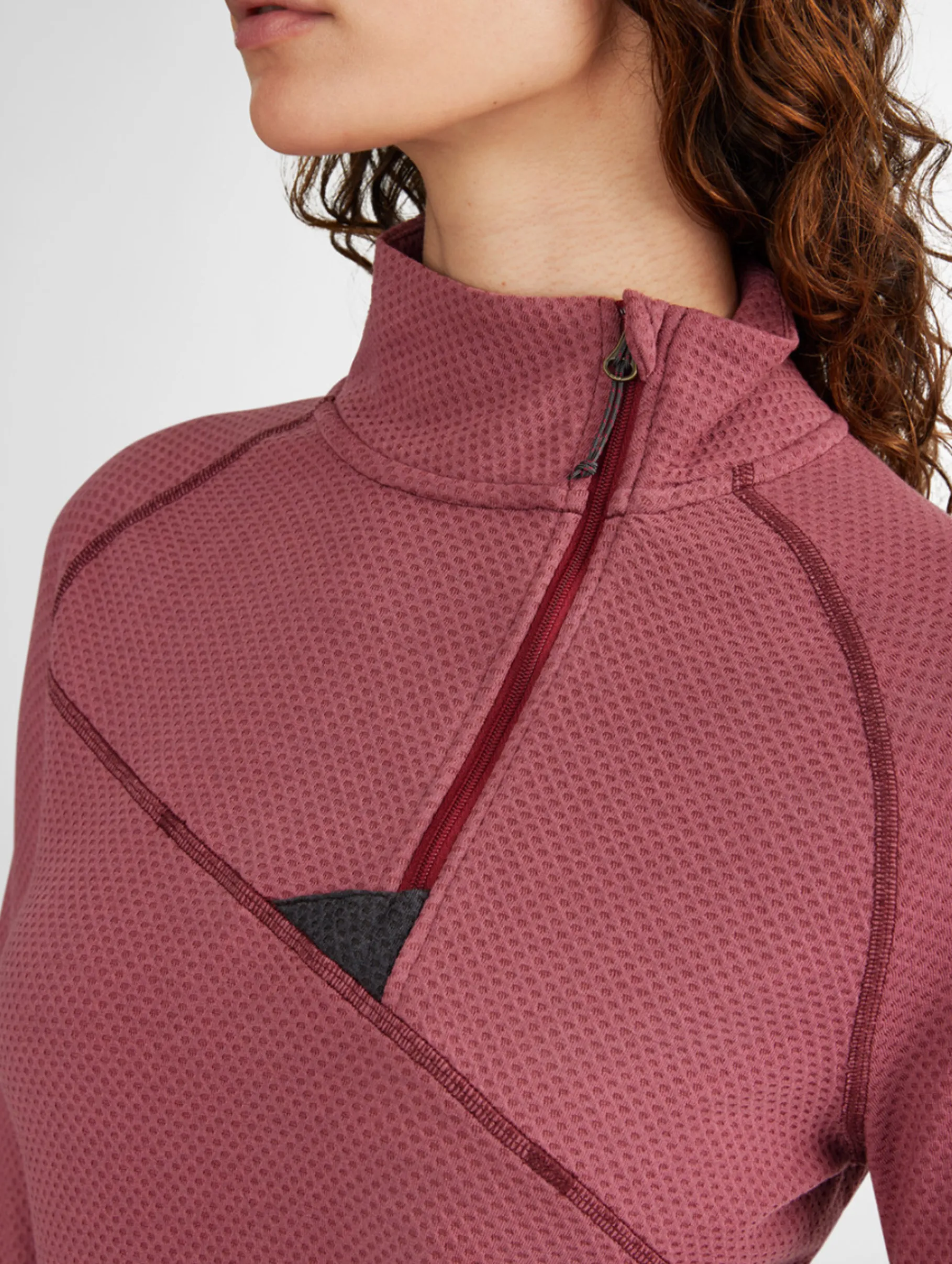 Huge Half Zip Sweater Dame