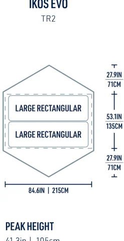 Ikos Evo TR2, 2-Personers Telt