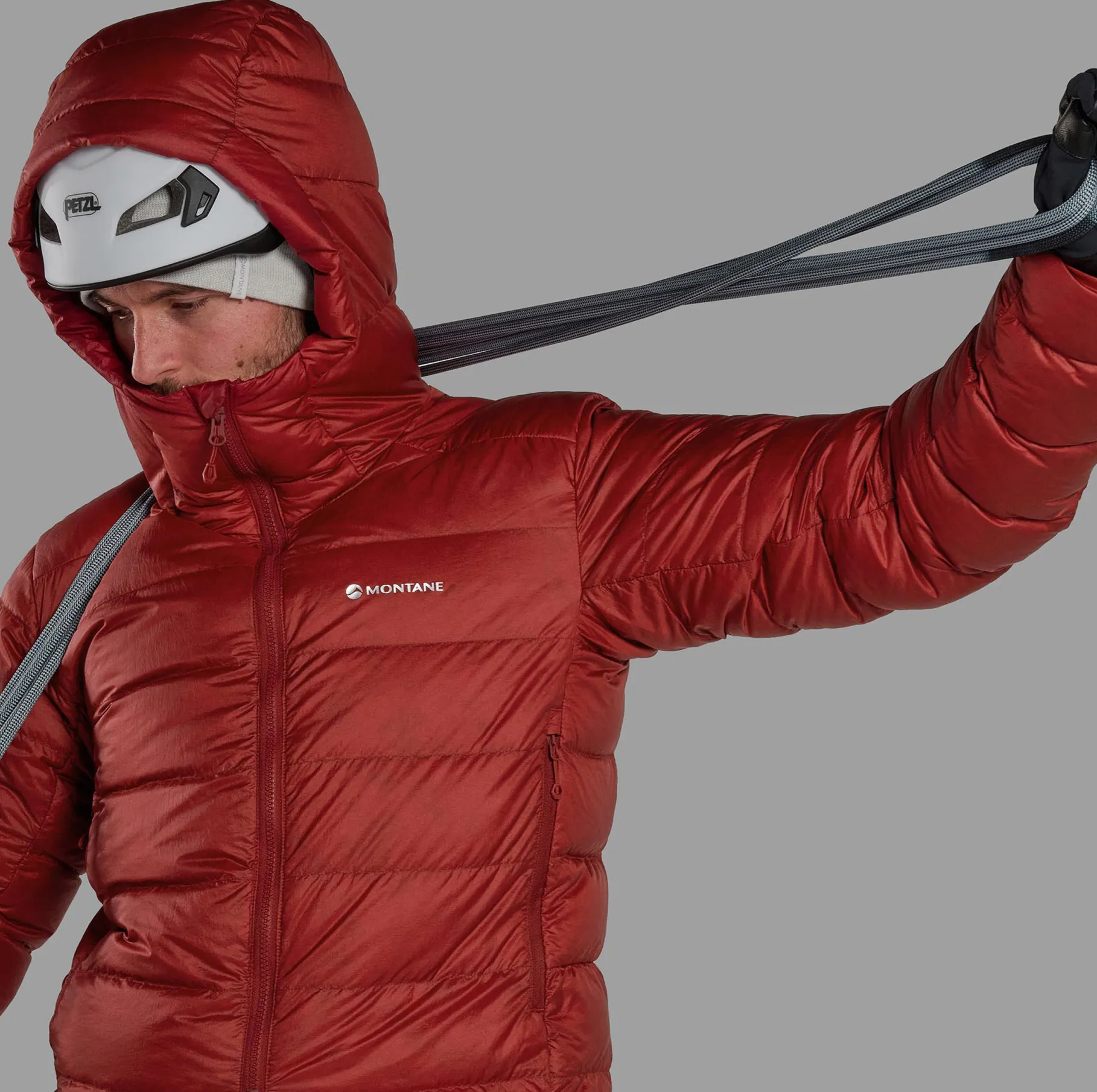 Kamen Hooded Down Jacket Herre