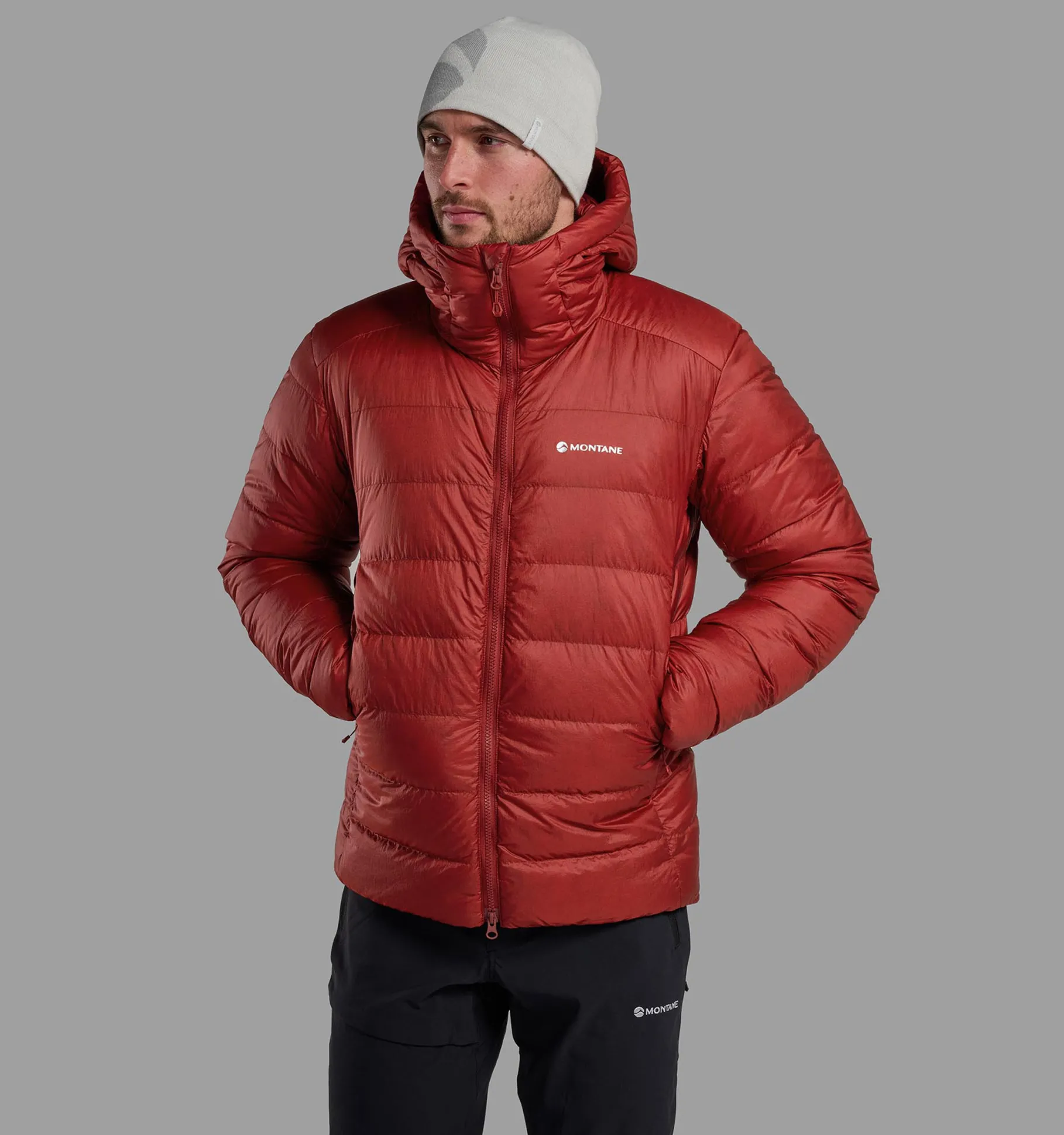 Kamen Hooded Down Jacket Herre