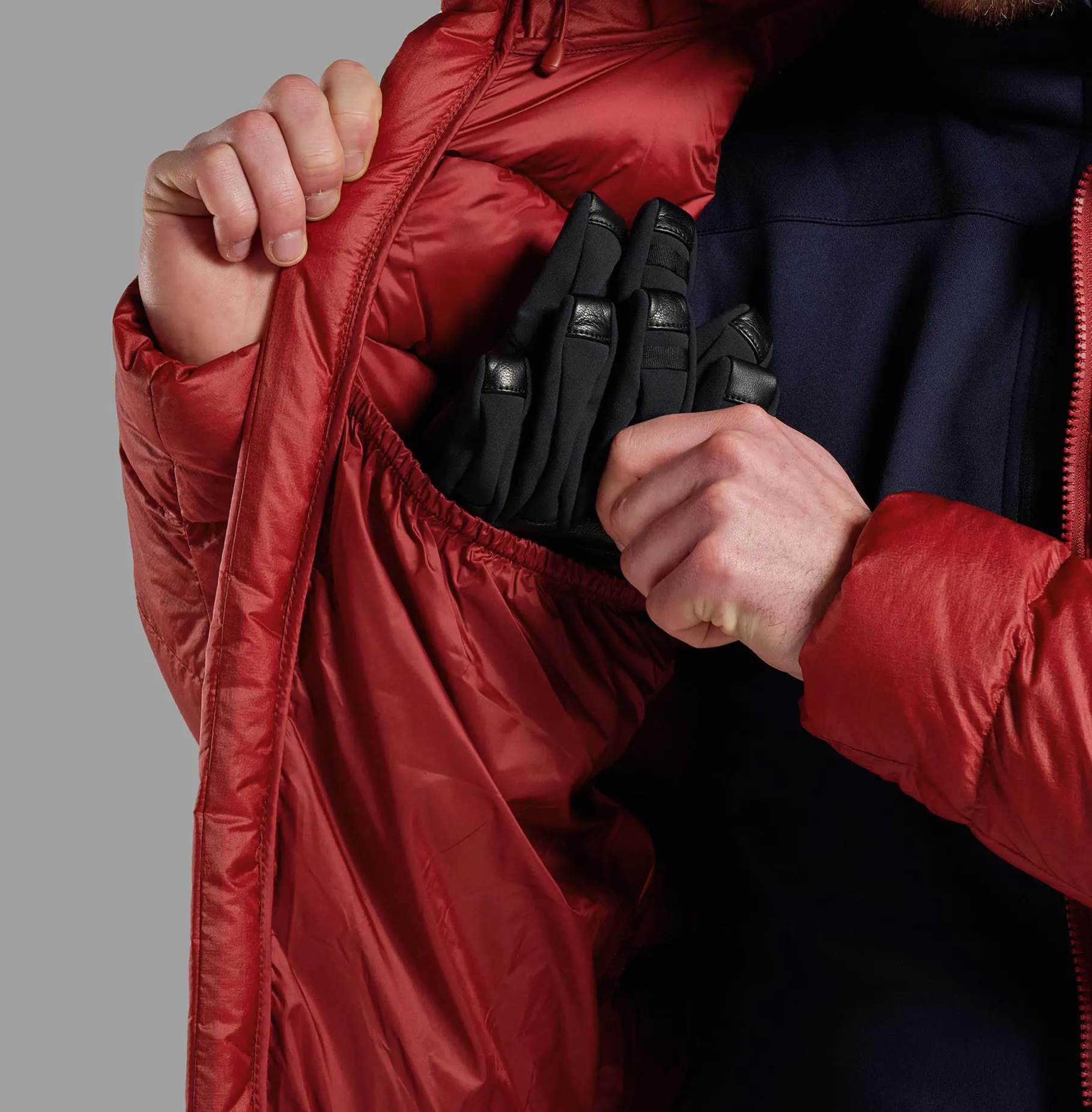 Kamen Hooded Down Jacket Herre