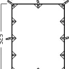 Kari 8 m2 Technical Cotton Tarp