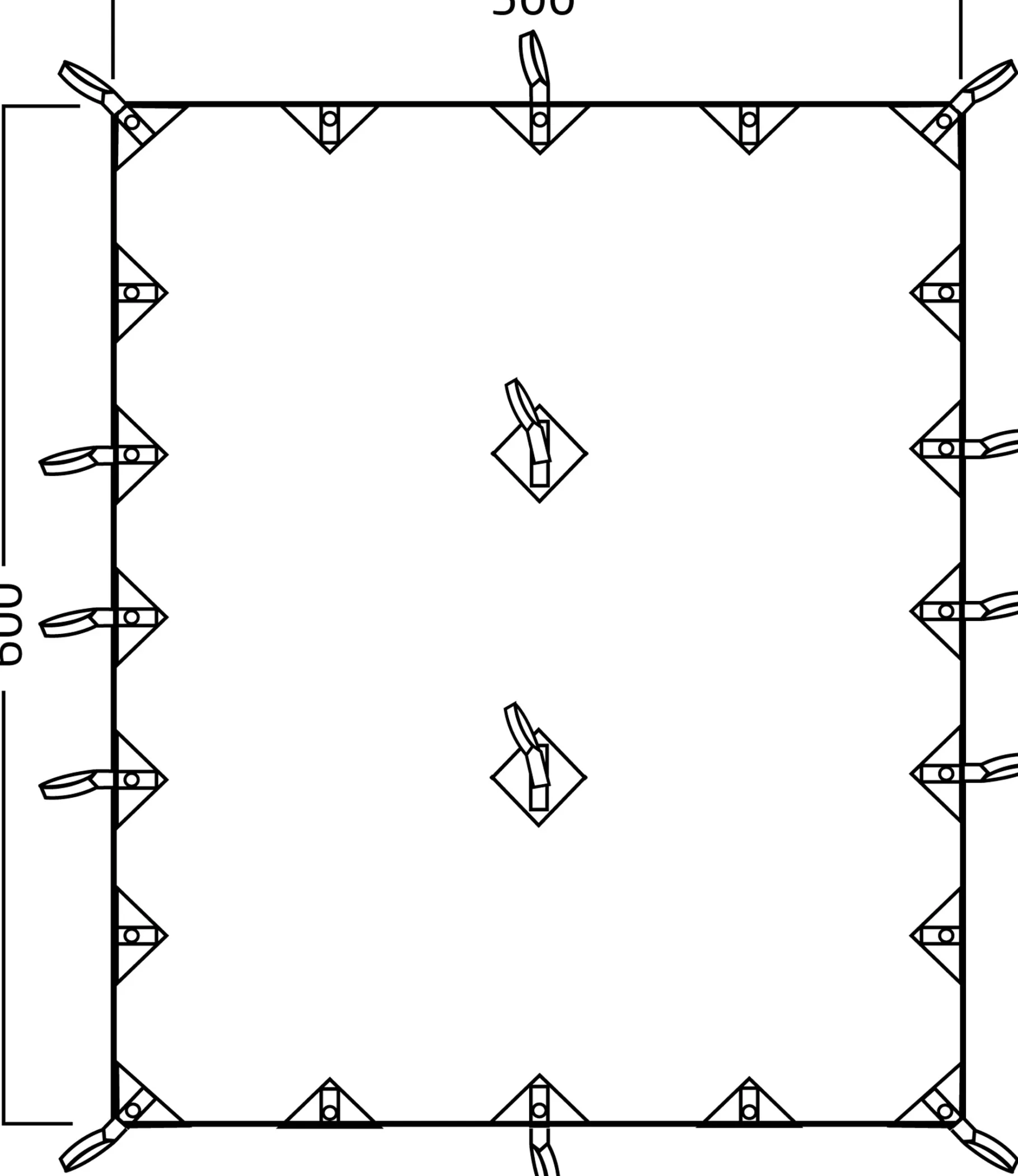 Kari 30 m2 Technical Cotton Tarp