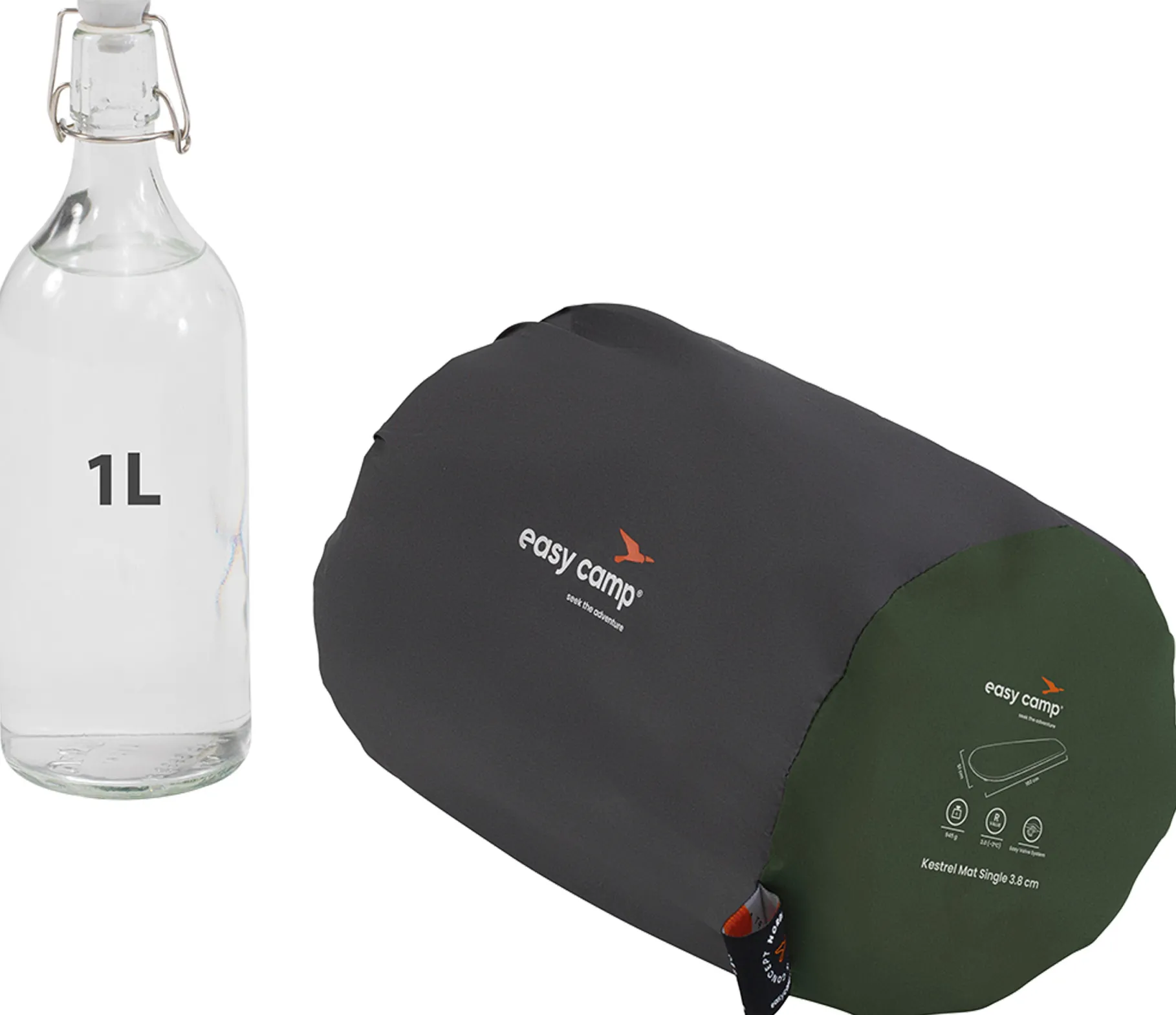 Kestrel Mat Single 3.8 cm Selvoppustende Liggeunderlag