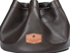 Leather Pouch, Coffee Pot