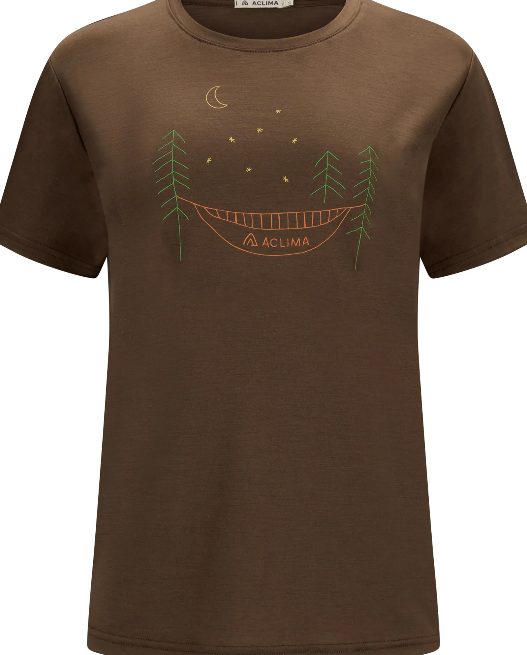 LightWool 140 Tee Forest Print Dame
