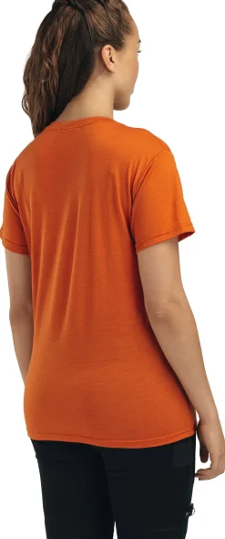 LightWool Tee Antler Print Dame