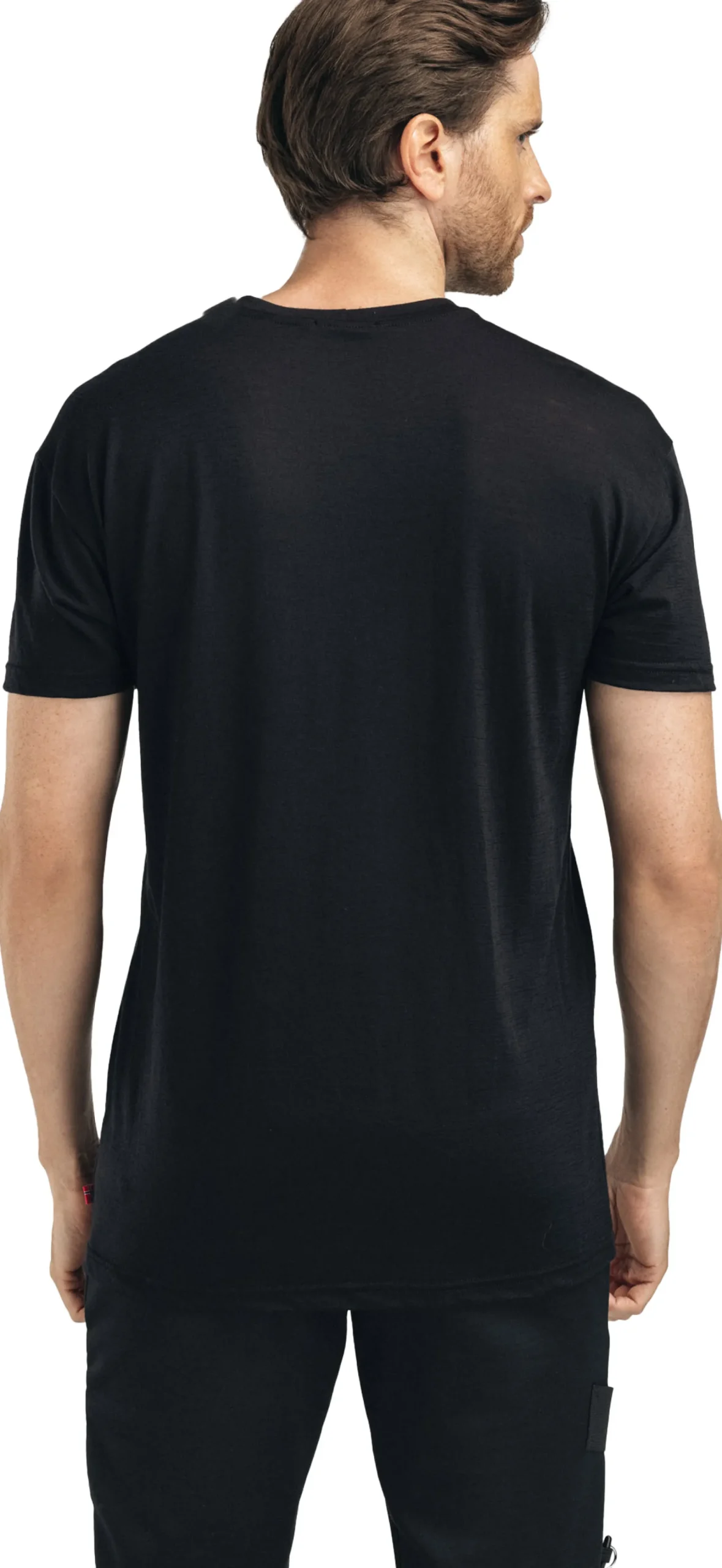 LightWool Tee Mountain Print Herre