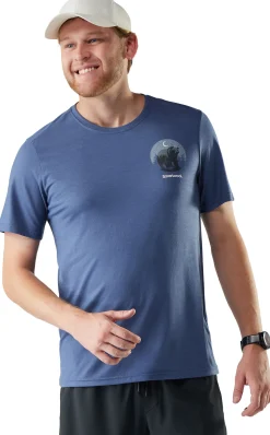 Lunar Bear Active Short Sleeve Graphic Tee Herre