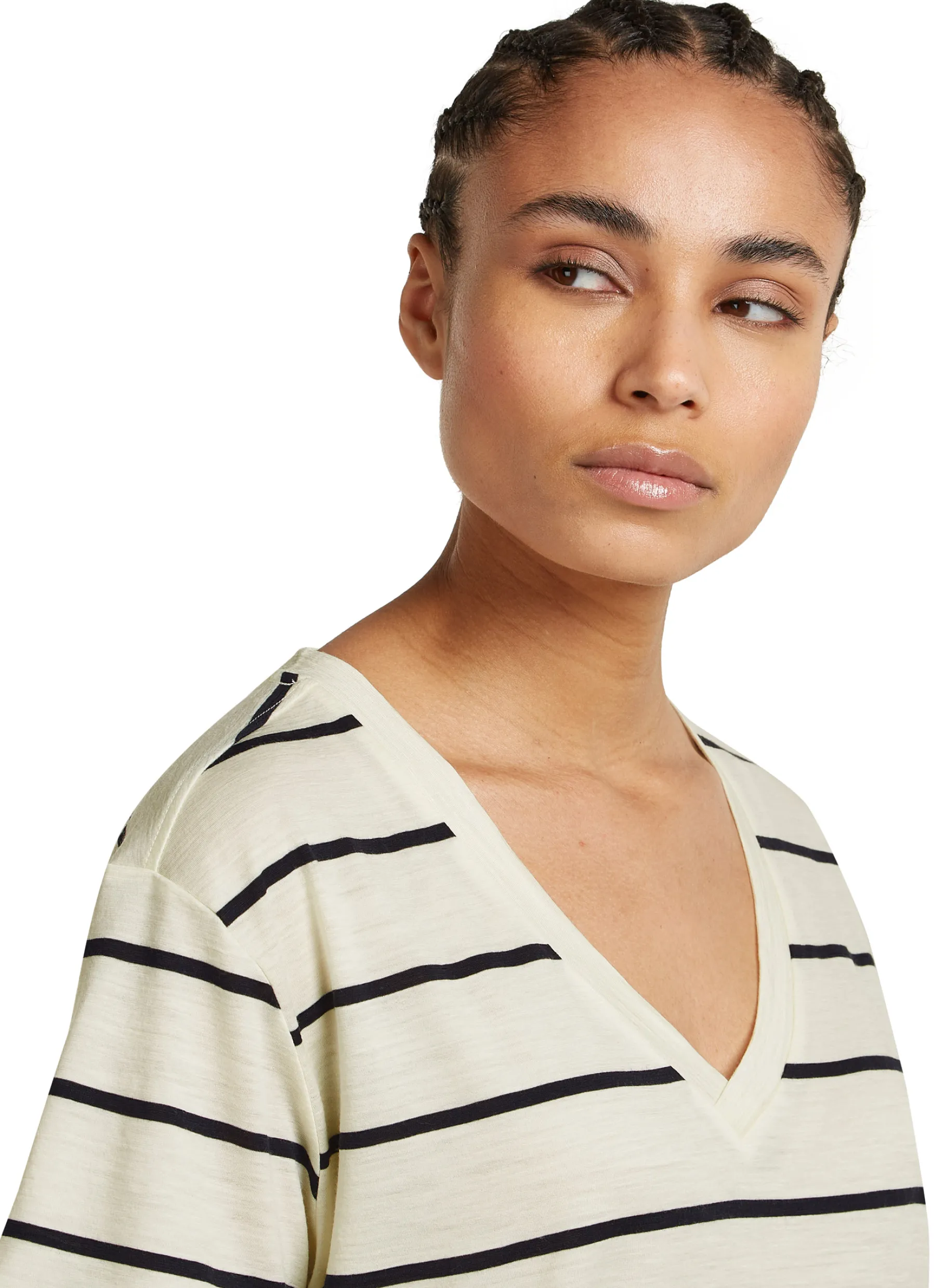 Merino 150 Tech Lite SS Relaxed V Neck Tee Dame