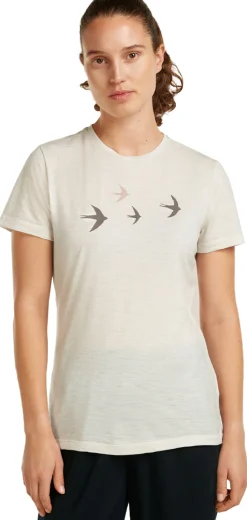 Merino 150 Tech Lite SS Tee Bird Transit Dame