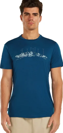 Merino 150 Tech Lite SS Tee The Peaks Herre