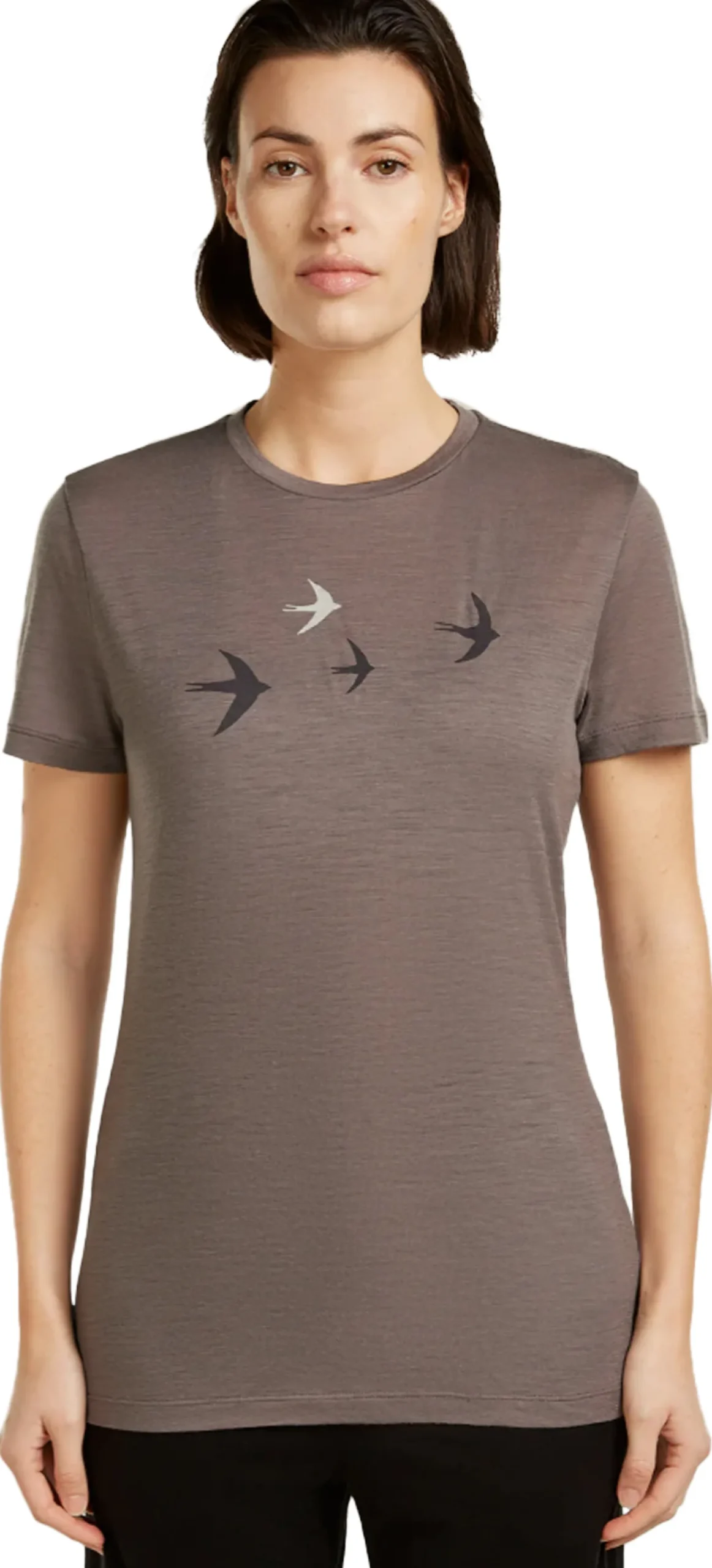 Merino 150 Tech Lite SS Tee Bird Transit Dame