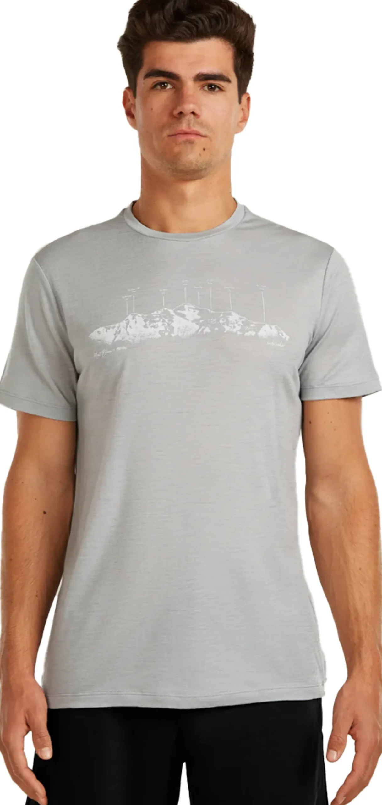 Merino 150 Tech Lite SS Tee The Peaks Herre