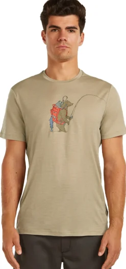 Merino 150 Tech Lite SS Tee Bear Catch Herre