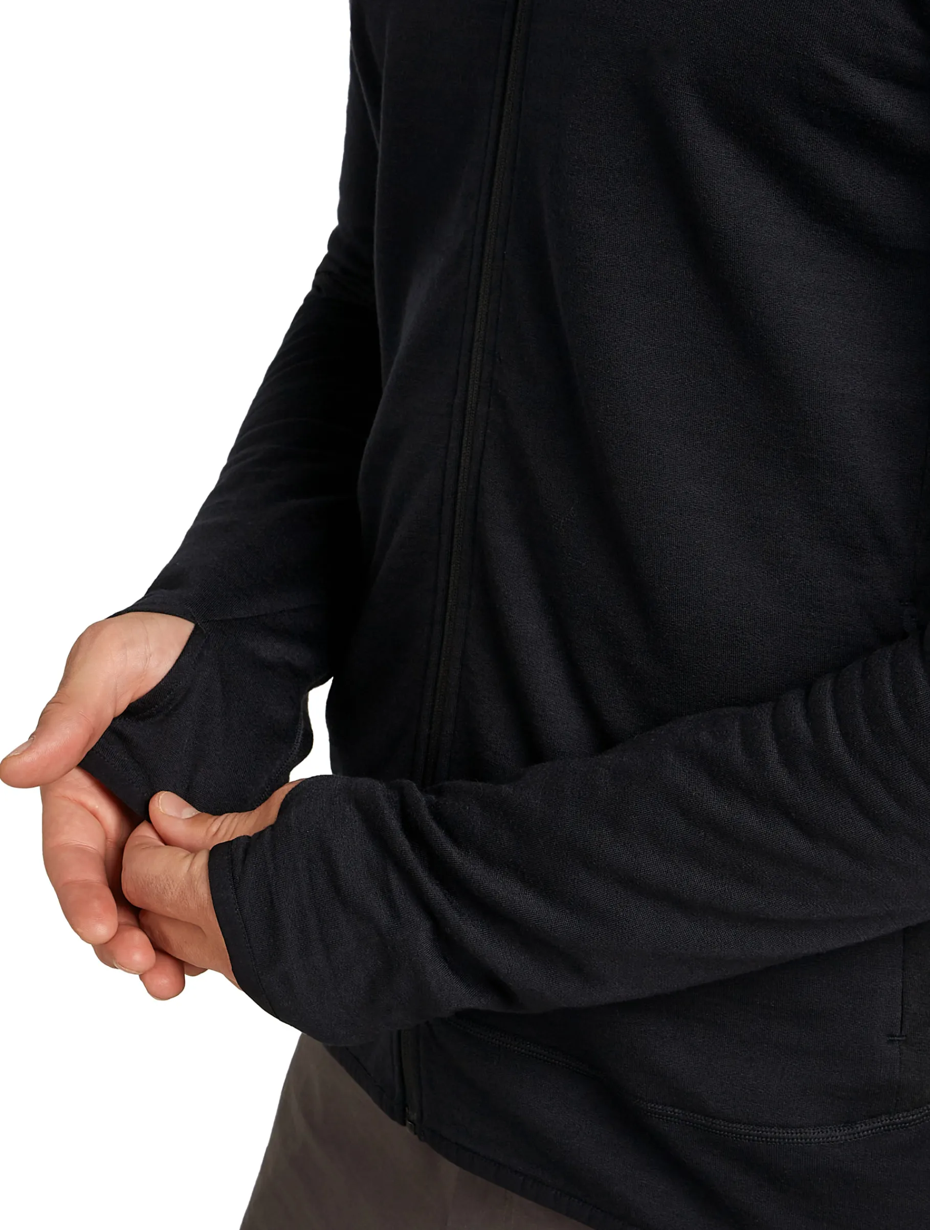 Merino Blend 300 RealFleece Descender LS Zip Herre