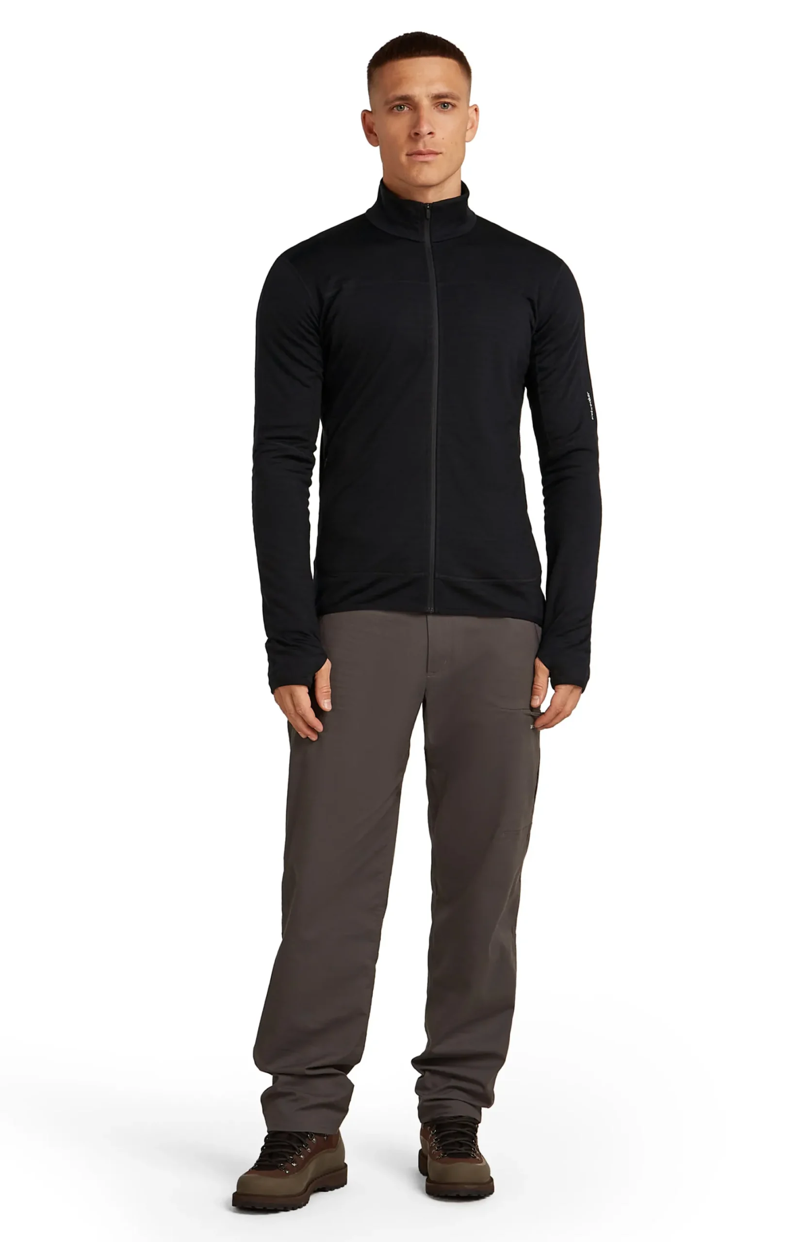 Merino Blend 300 RealFleece Descender LS Zip Herre