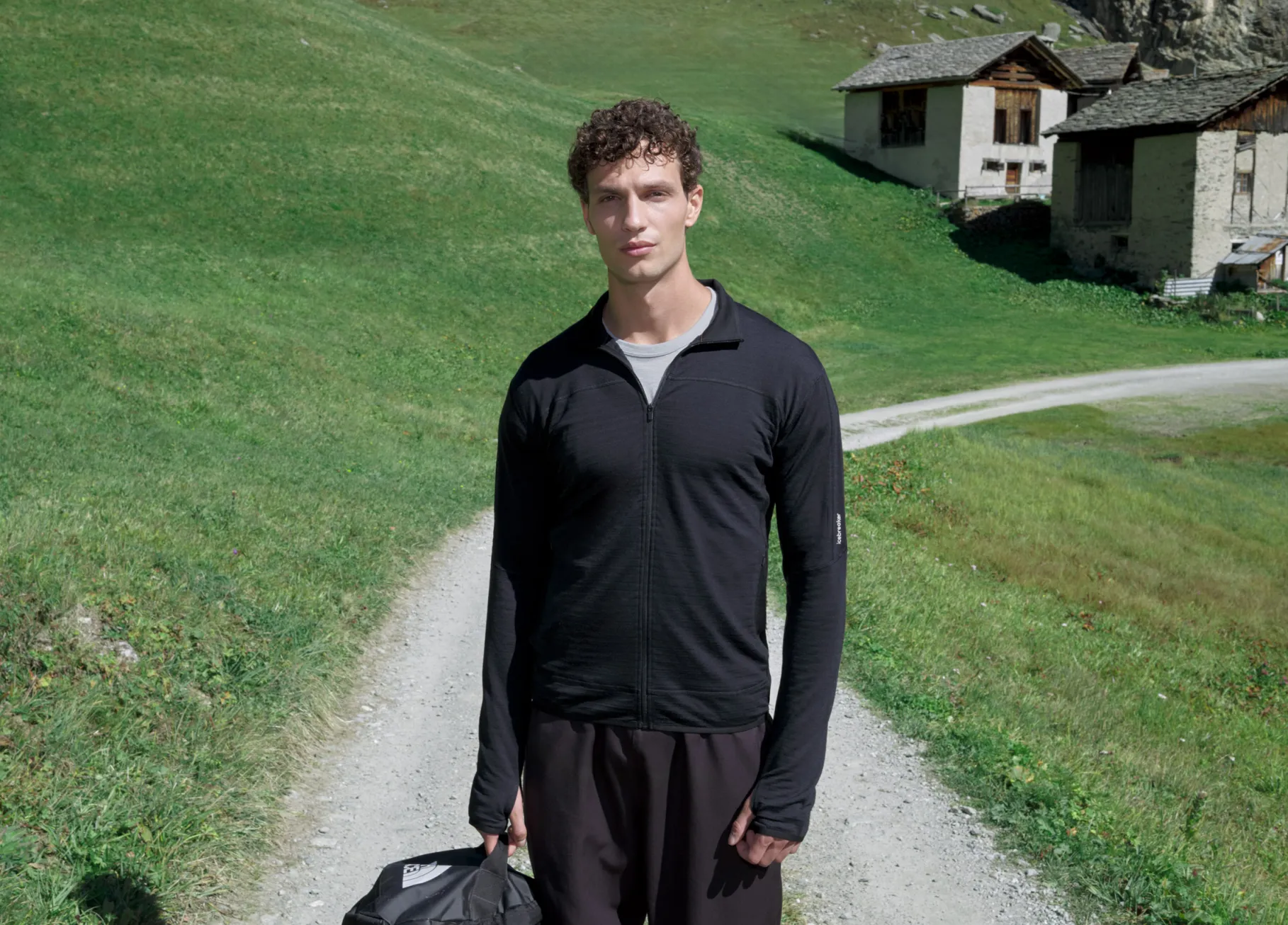 Merino Blend 300 RealFleece Descender LS Zip Herre