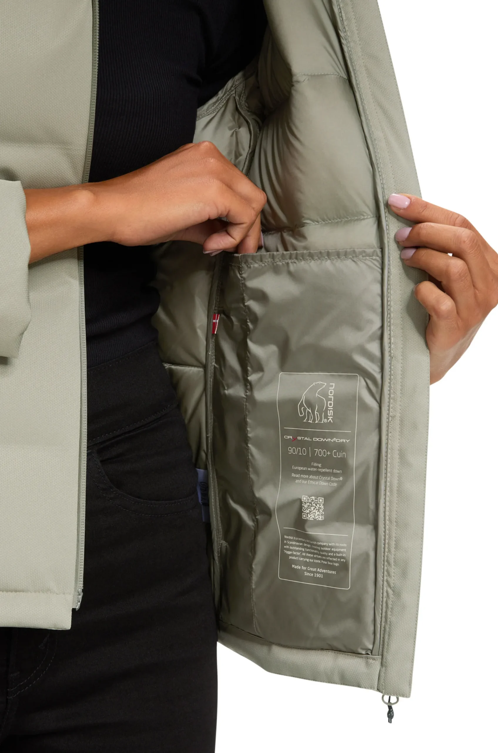 Moana Bonded Hardshell Down Jacket Dame
