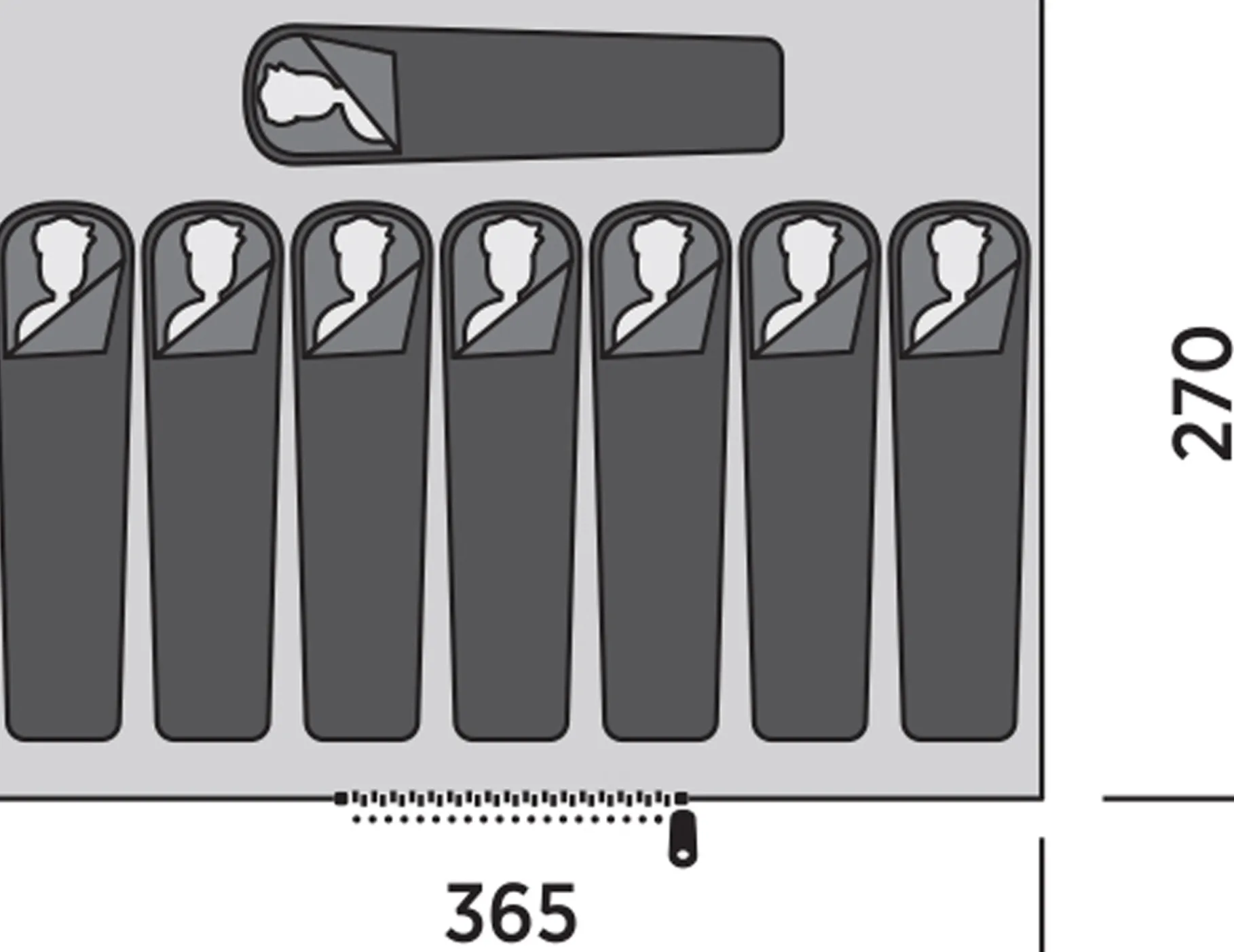 Orsa Cabin, 8-Personers Telt
