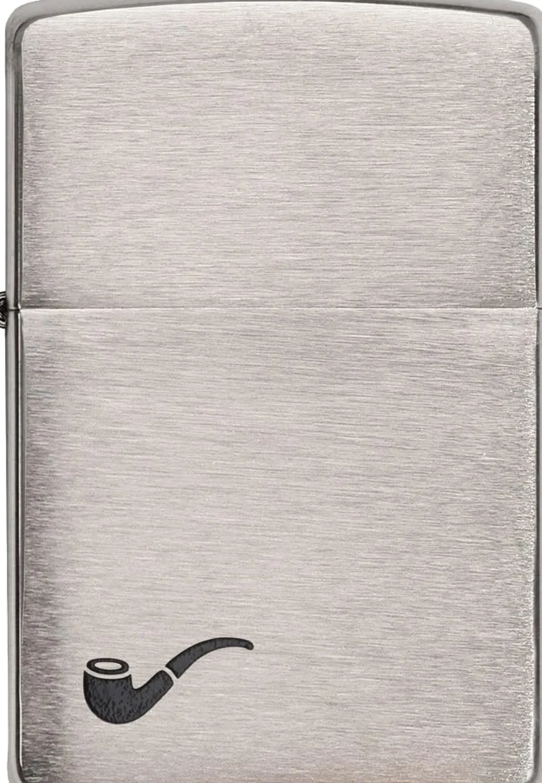 Pipe Brushed Chrome Lighter