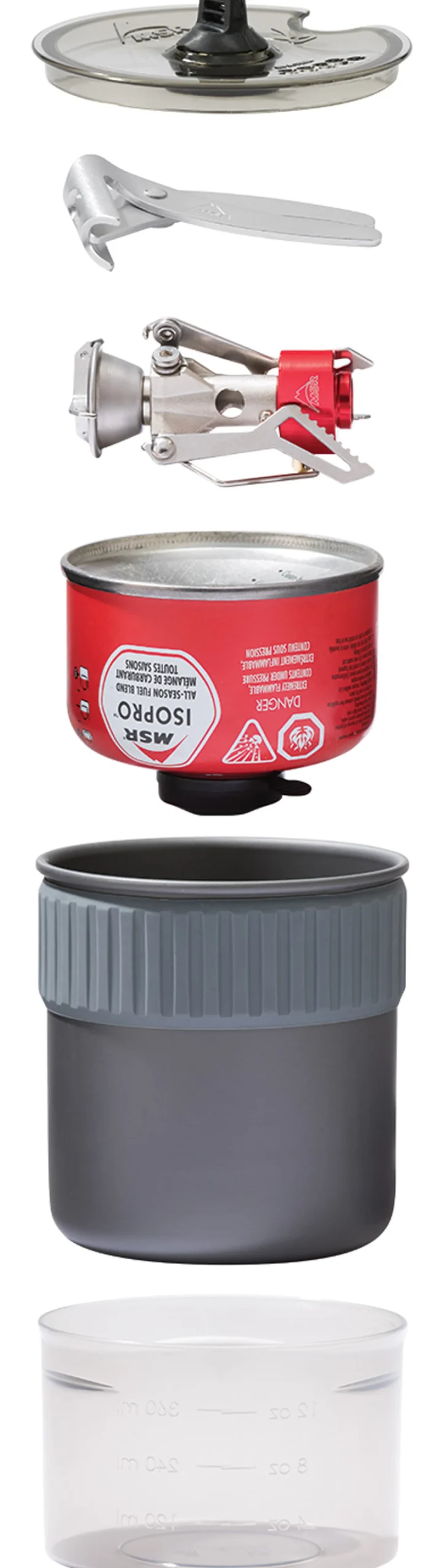 PocketRocket 2 Mini Stove Kit 0.8 ltr, Kogesæt med Gasbrænder