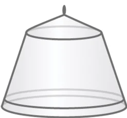 Pop OutPyramid Impregnated Mosquito Net,2 Personer