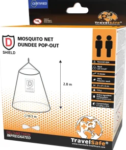 Pop OutPyramid Impregnated Mosquito Net,2 Personer