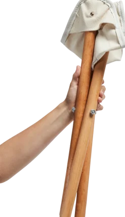 Rebild Wooden 3-Benet Stol