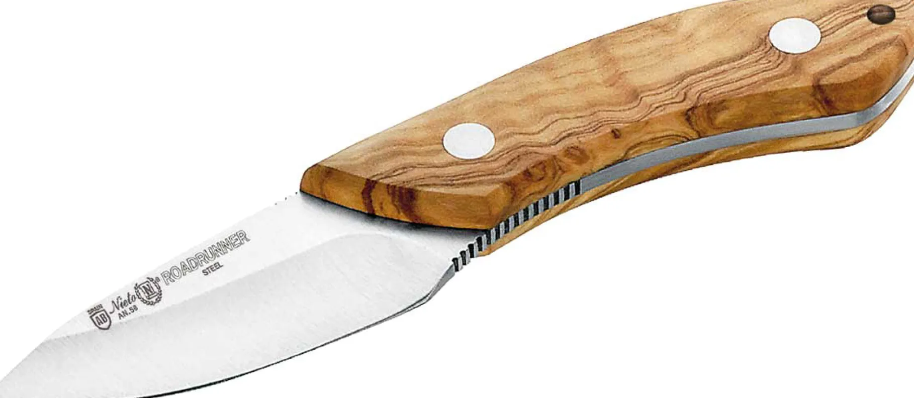 Roadrunner 11022 Olive Wood Belt Knife