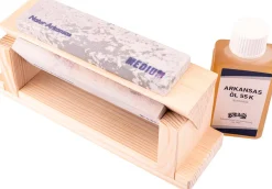 Sharpening Stones Station with Oil