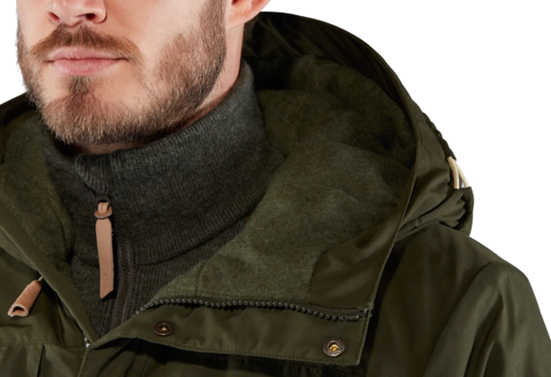 Singi Wool Padded Parka Herre