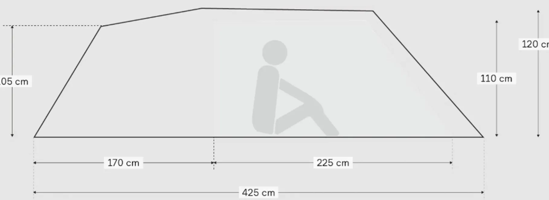 Superlight Fjellheimen 4, 4-Personers Telt