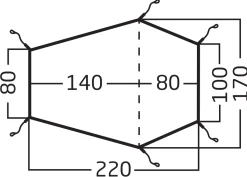 Telemark 2.2 Footprint
