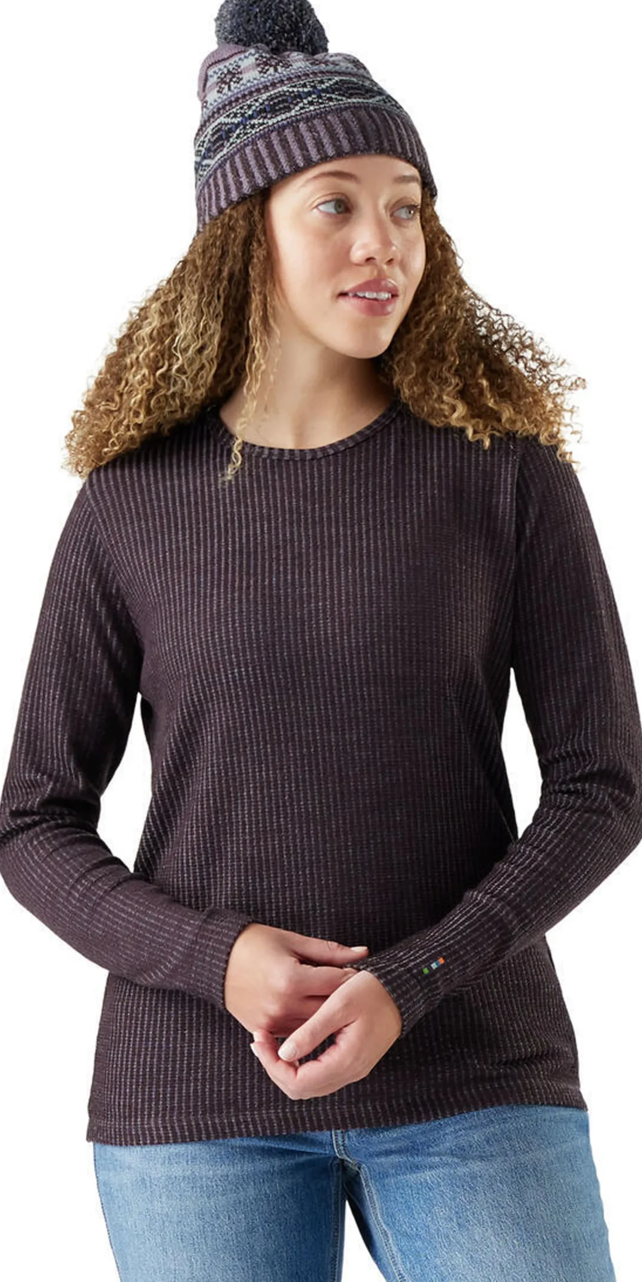 Thermal Merino Rib Crew Dame