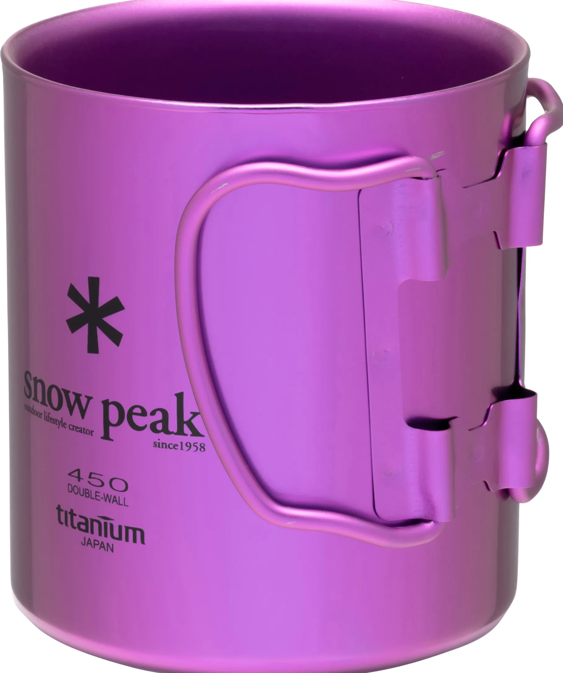Titanium Double Wall Anodized 450 ml Kop