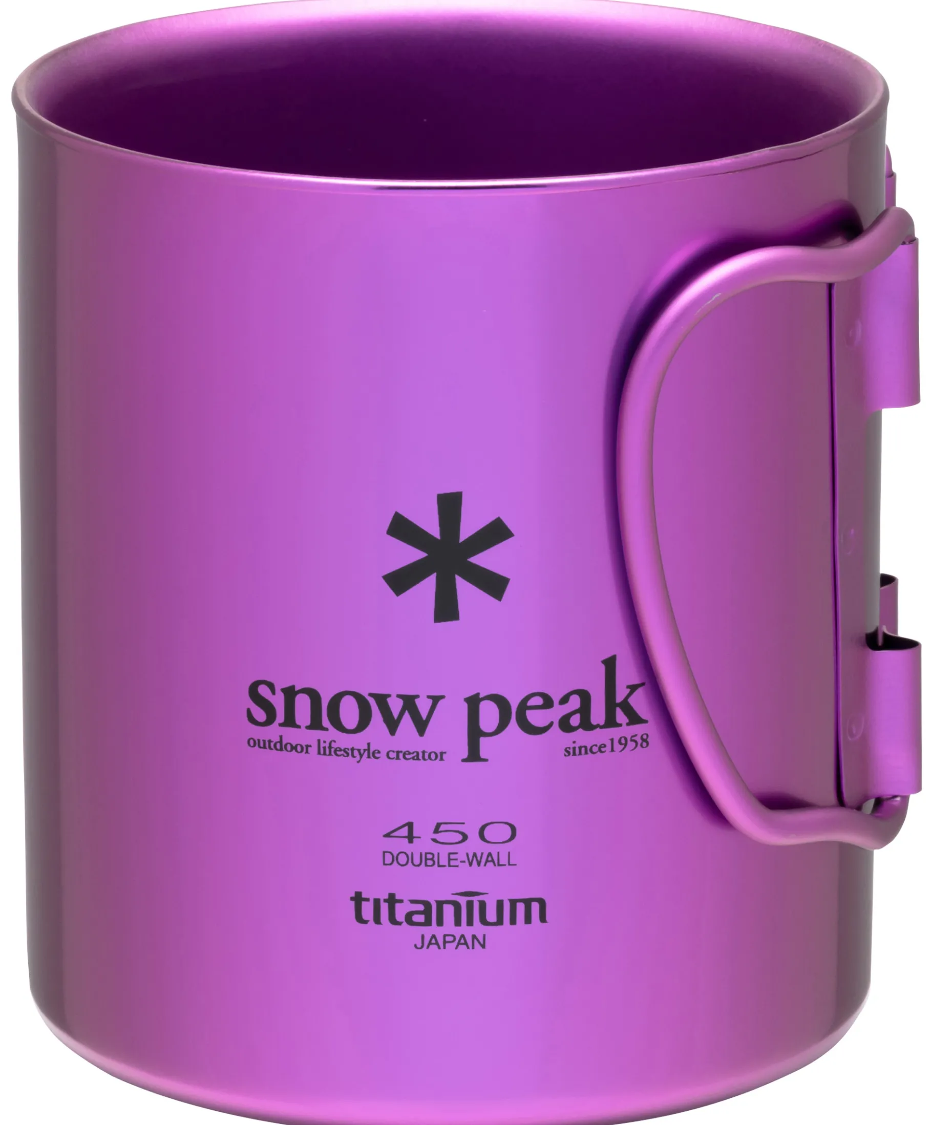 Titanium Double Wall Anodized 450 ml Kop
