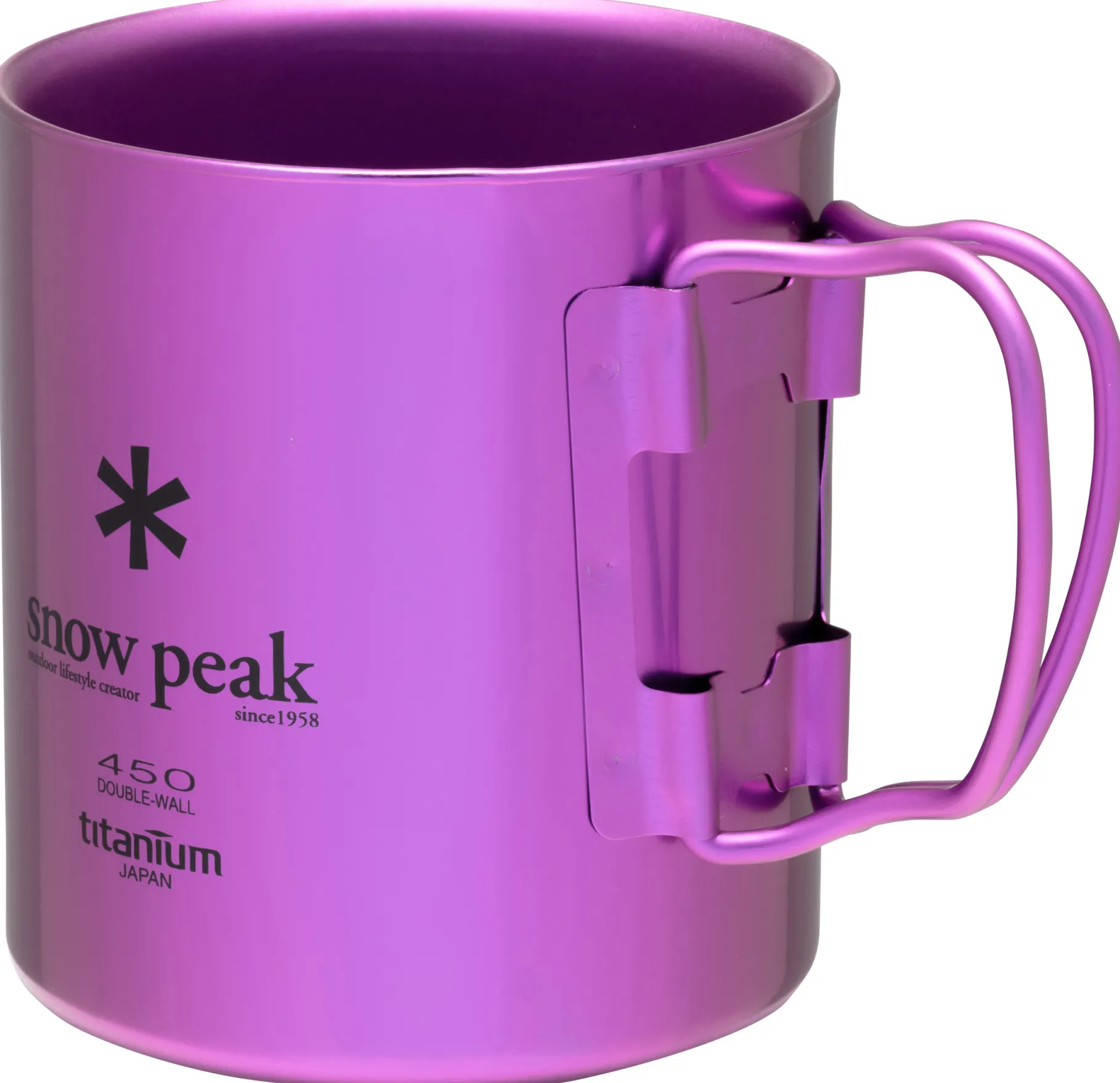Titanium Double Wall Anodized 450 ml Kop