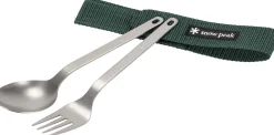 Titanium Fork & Spoon Set