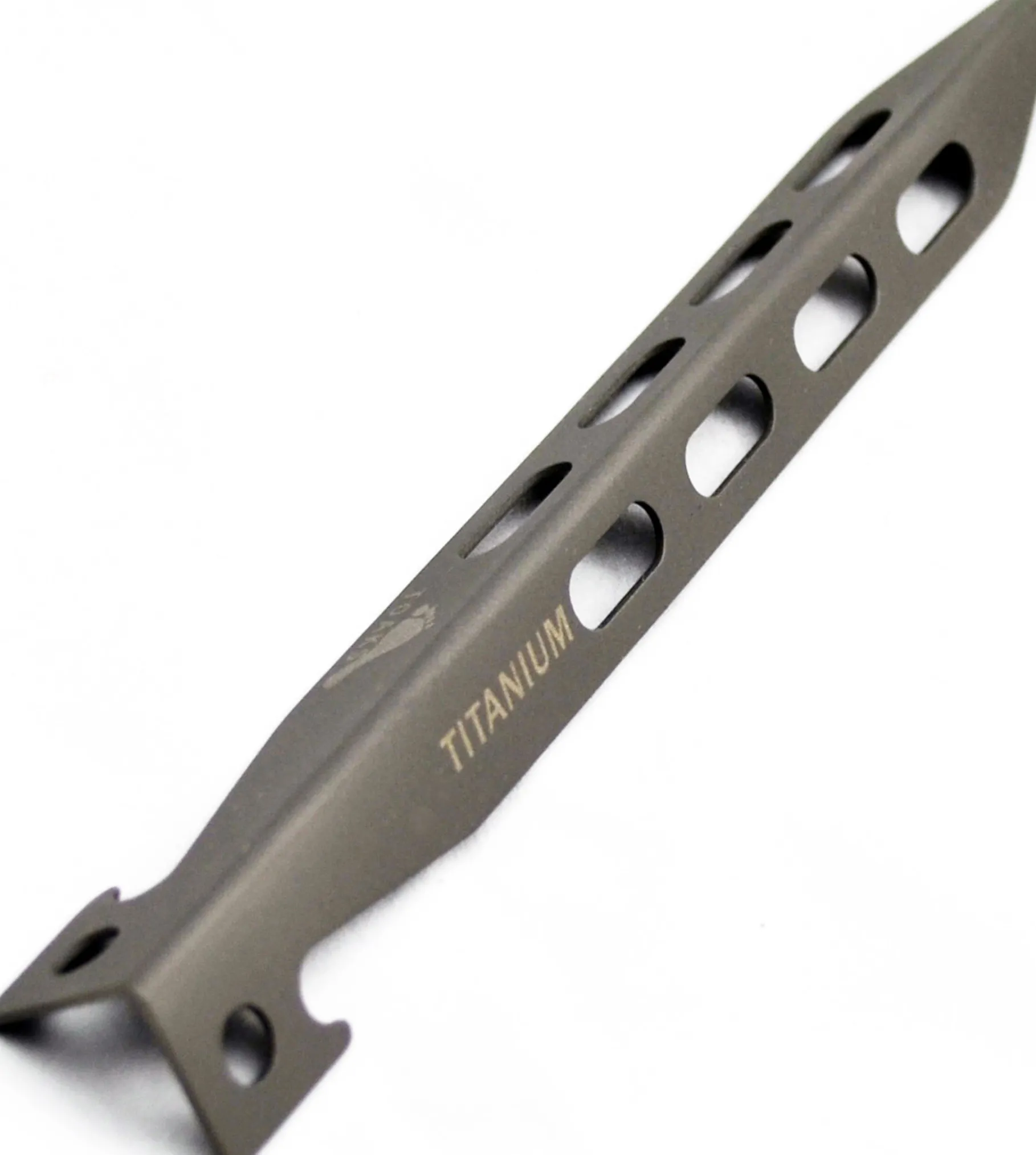 Titanium Large V-Shaped Pegs, 6 stk