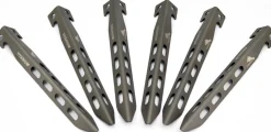 Titanium Large V-Shaped Pegs, 6 stk
