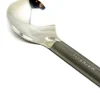 Titanium Long Handle Spoon with Polished Bowl