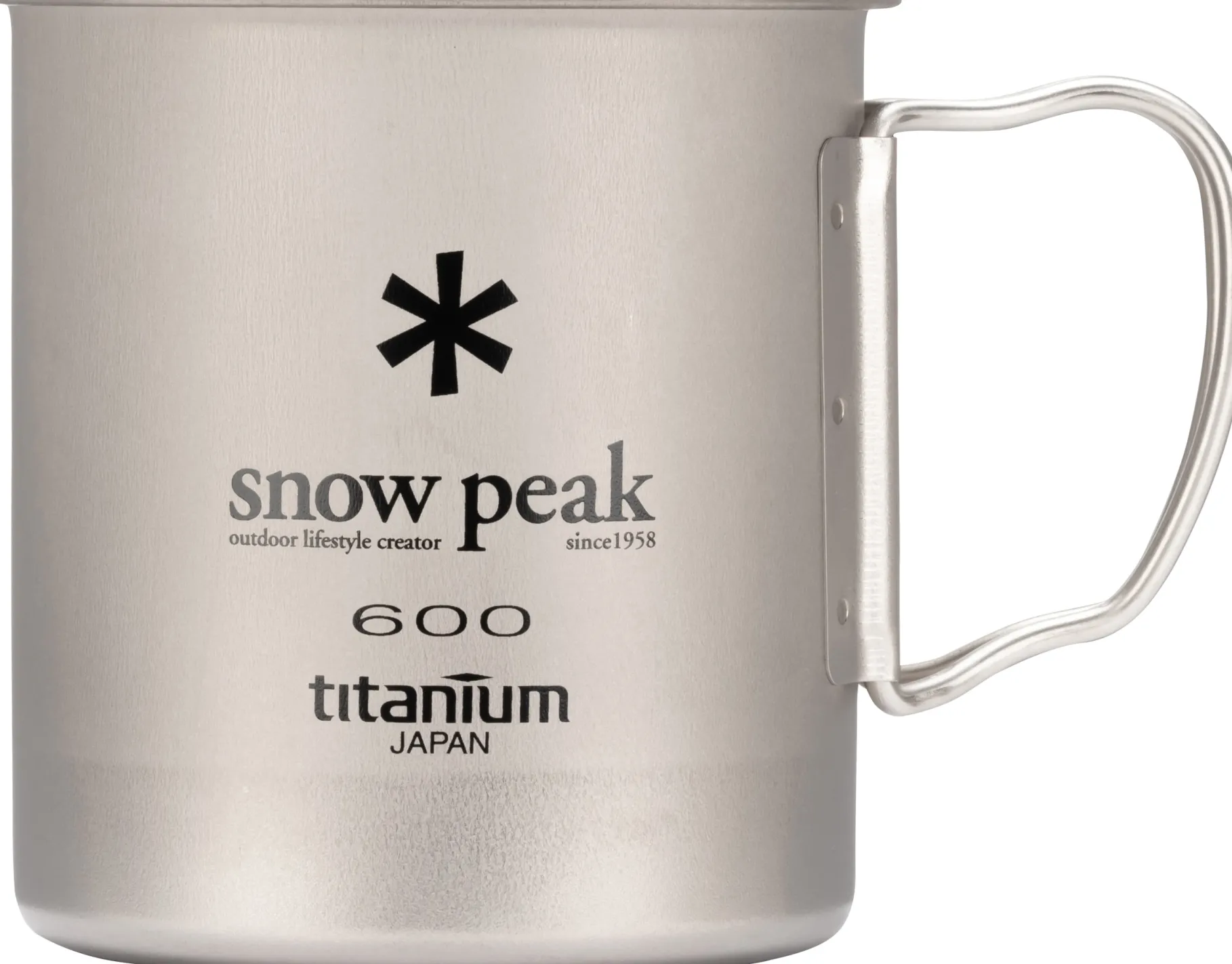 Titanium Single Wall 600 ml Krus