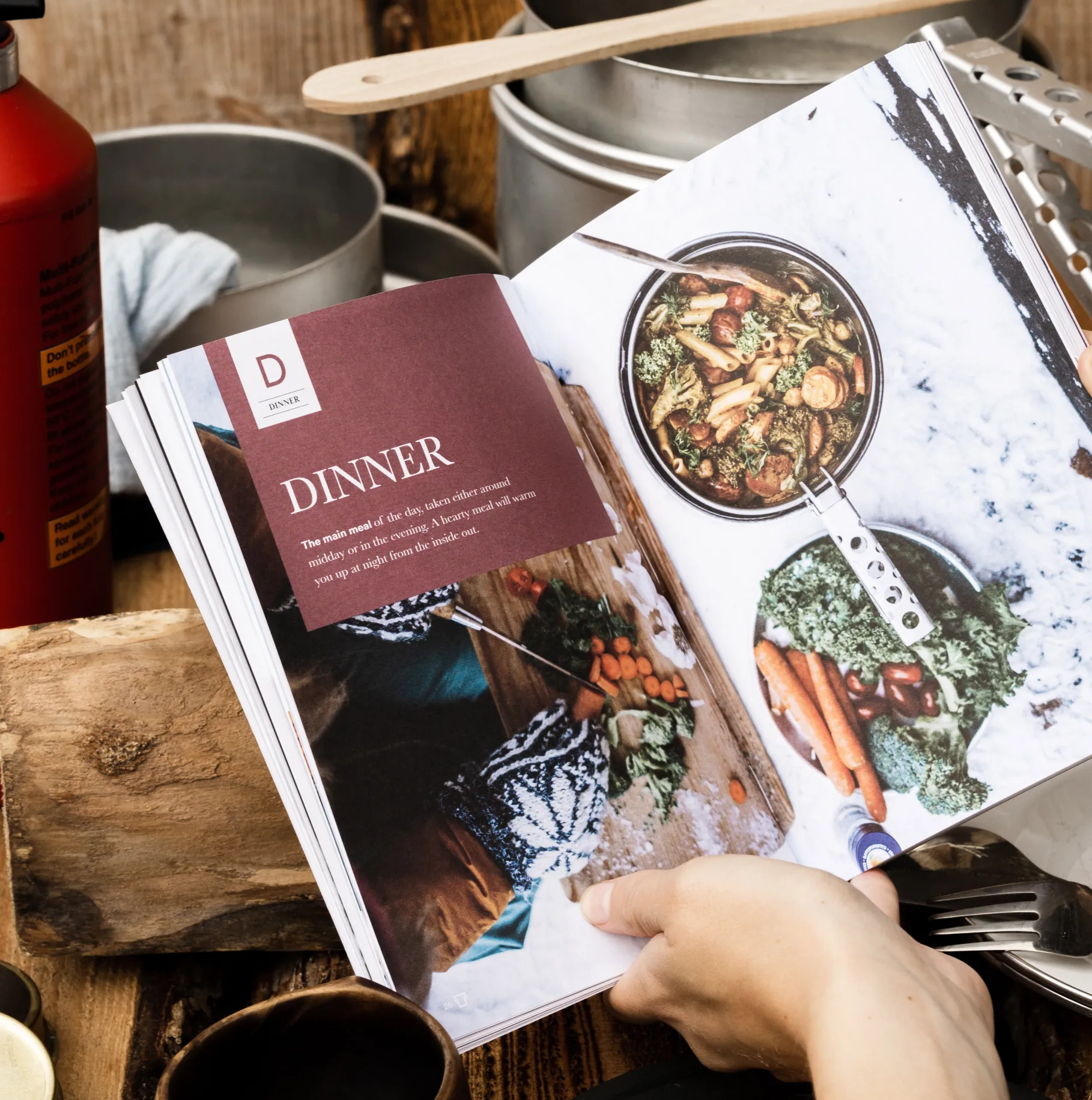 Trangia Moment - The Outdoor Cookbook, English