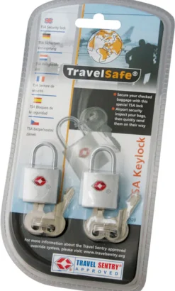 Travellock Key TSA Hængelås, 2 stk