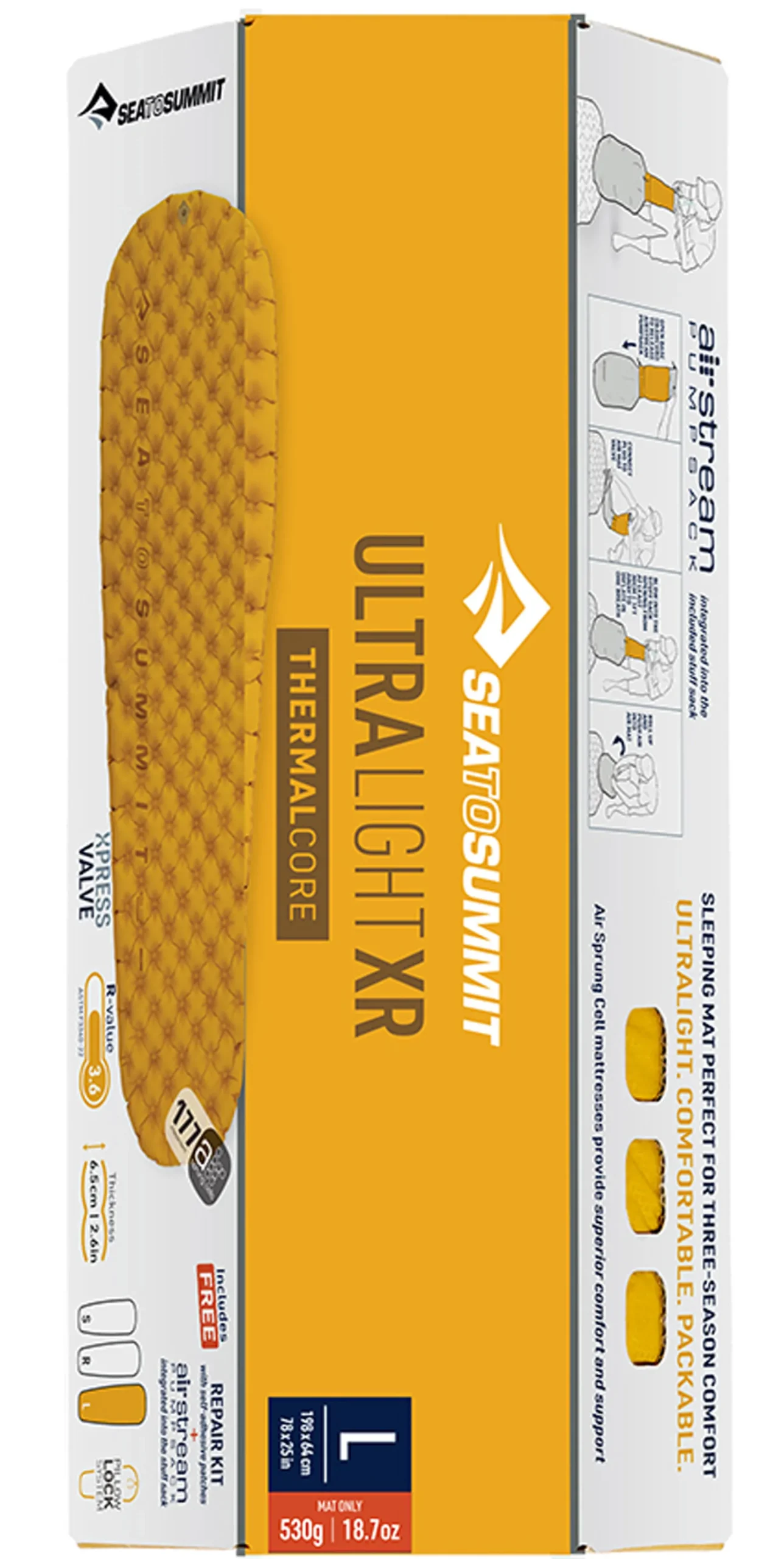 Ultralight XR Insulated Mat Large Oppusteligt Liggeunderlag