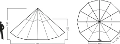 Valhal 35 Technical Cotton Tipi Eventtelt