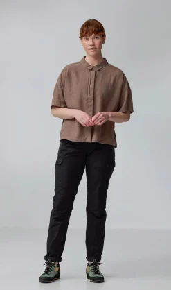 Övik Hemp Camp Shirt SS Dame