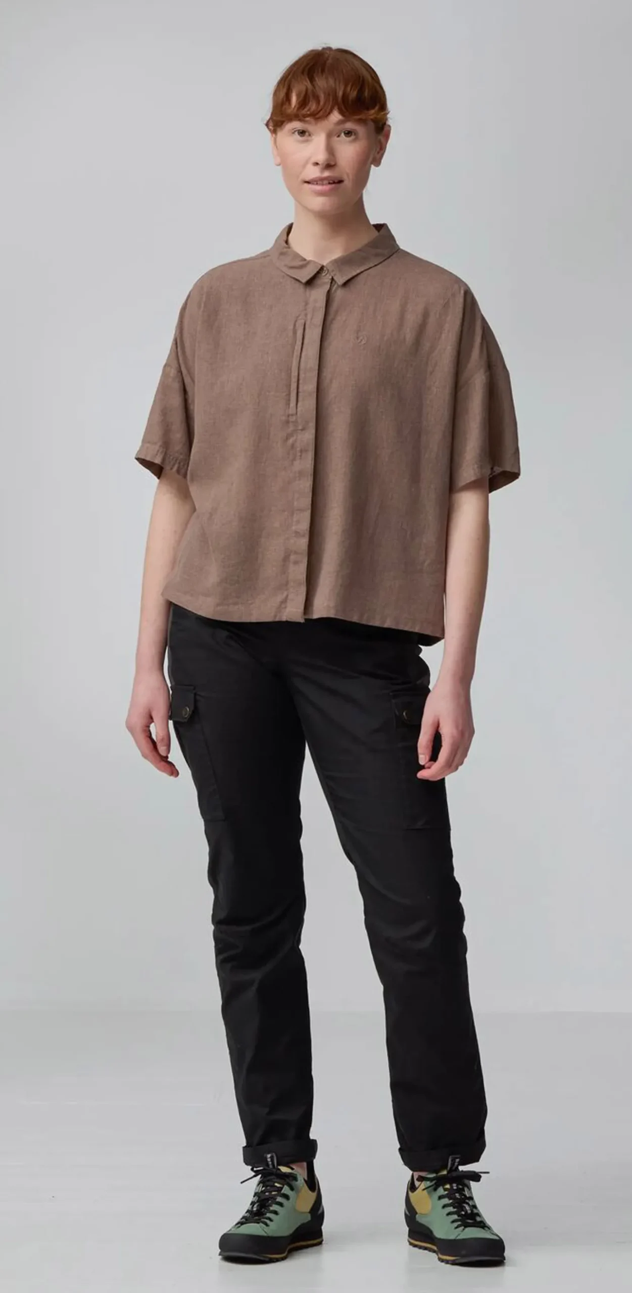 Övik Hemp Camp Shirt SS Dame