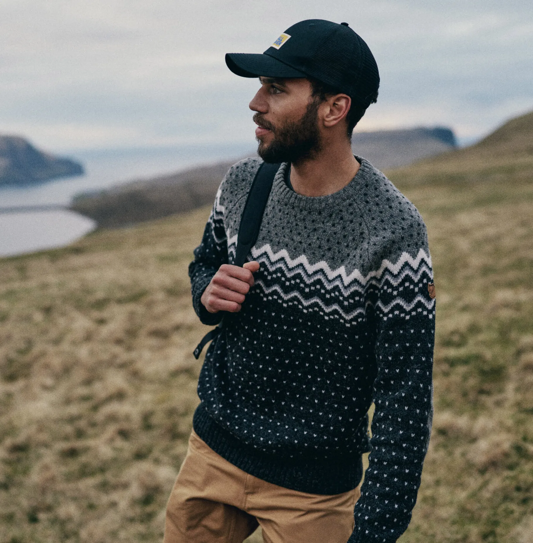 Övik Knit Sweater Herre